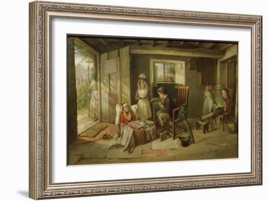 Hospital for Wounded Soldiers, 1886-Charles Hunt-Framed Giclee Print