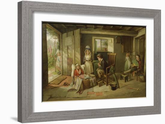 Hospital for Wounded Soldiers, 1886-Charles Hunt-Framed Giclee Print