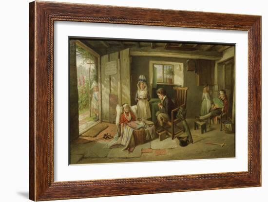 Hospital for Wounded Soldiers, 1886-Charles Hunt-Framed Giclee Print