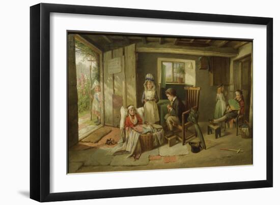 Hospital for Wounded Soldiers, 1886-Charles Hunt-Framed Giclee Print