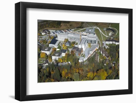 Hospital, Garmisch-Partenkirchen, Aerial Shot, Bavaria, Autumn Mood-Frank Fleischmann-Framed Photographic Print