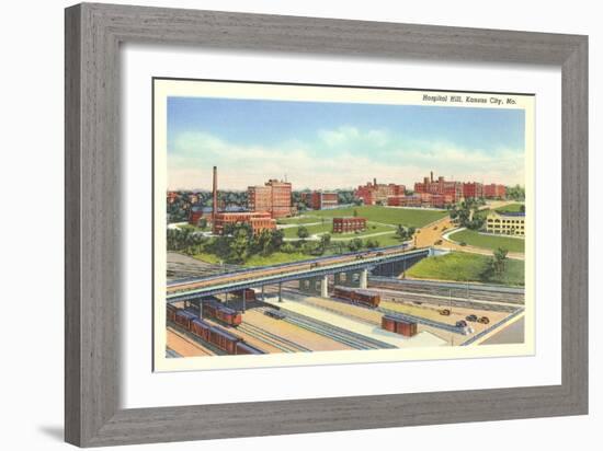 Hospital Hill, Kansas City, Missouri-null-Framed Art Print