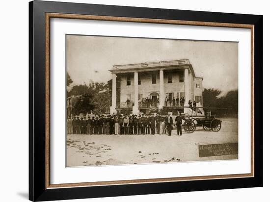 Hospital No.15, Beaufort, South Carolina, 1864 (B/W Photo)-Mathew Brady-Framed Giclee Print