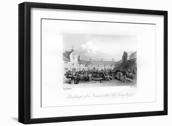 Hospital of the Holy Trinity, Croydon, 1840-MJ Starling-Framed Giclee Print