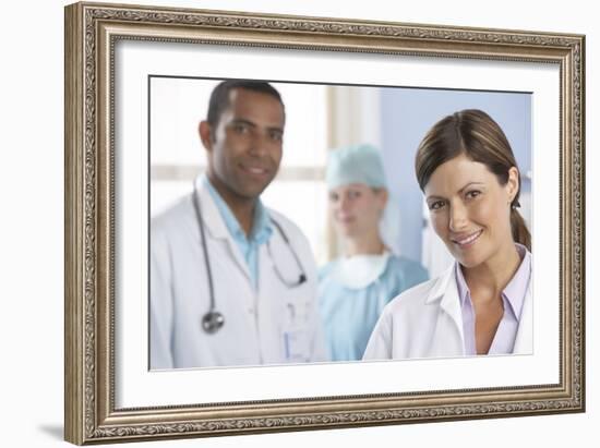 Hospital Staff-Adam Gault-Framed Photographic Print