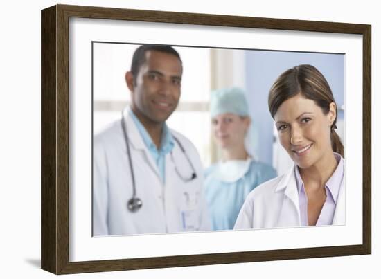 Hospital Staff-Adam Gault-Framed Photographic Print