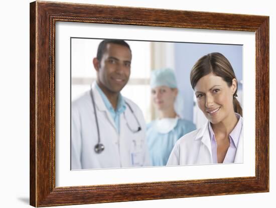 Hospital Staff-Adam Gault-Framed Photographic Print