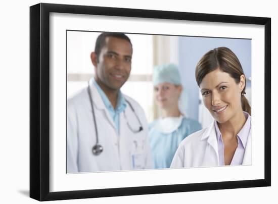 Hospital Staff-Adam Gault-Framed Photographic Print