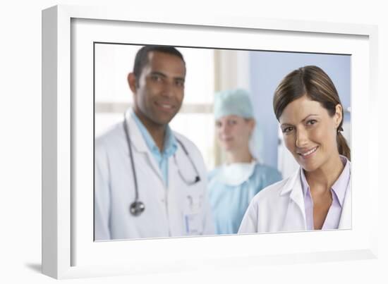 Hospital Staff-Adam Gault-Framed Photographic Print