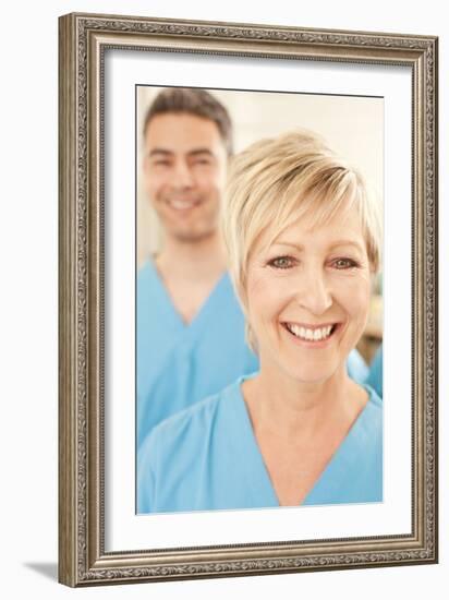 Hospital Staff-Science Photo Library-Framed Photographic Print