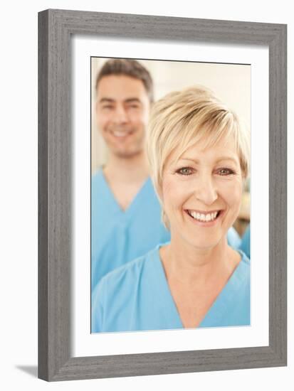 Hospital Staff-Science Photo Library-Framed Photographic Print