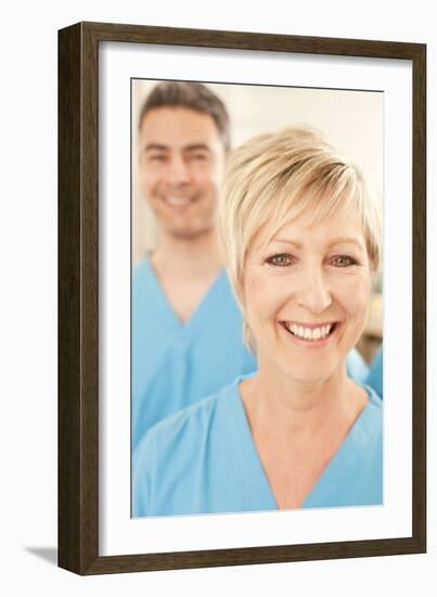 Hospital Staff-Science Photo Library-Framed Photographic Print