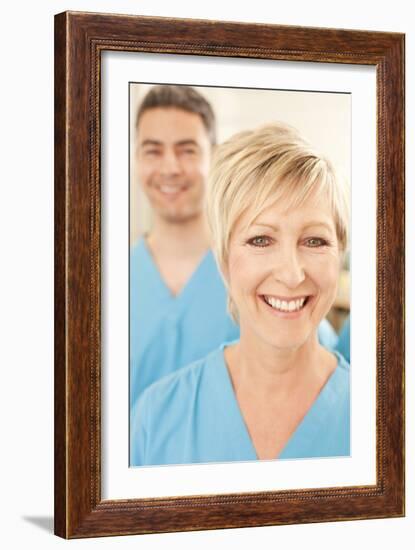 Hospital Staff-Science Photo Library-Framed Photographic Print