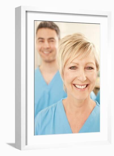 Hospital Staff-Science Photo Library-Framed Photographic Print