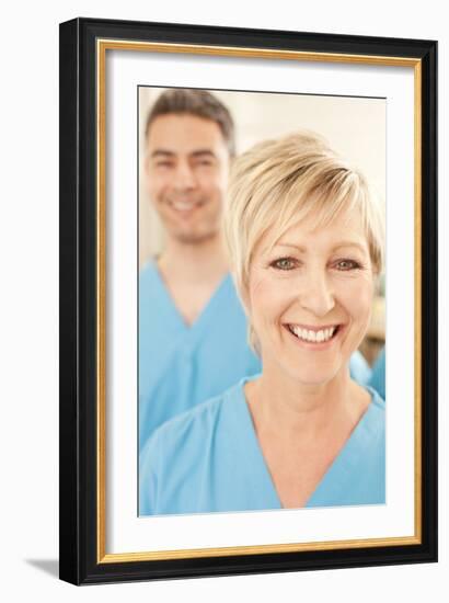 Hospital Staff-Science Photo Library-Framed Photographic Print