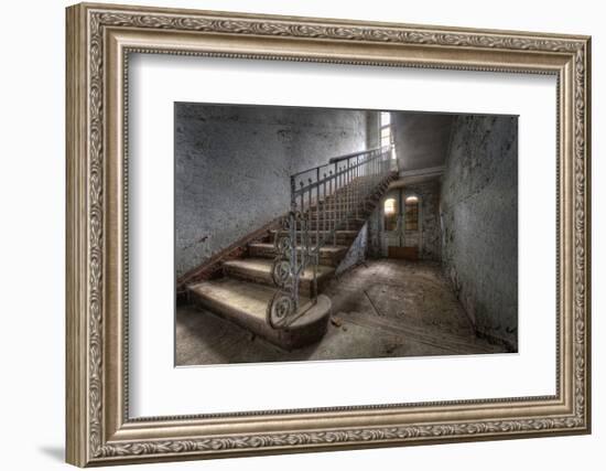 Hospital Stairs-kre_geg-Framed Photographic Print