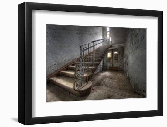 Hospital Stairs-kre_geg-Framed Photographic Print