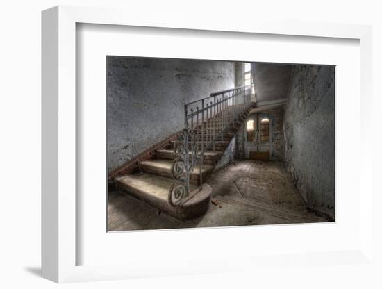 Hospital Stairs-kre_geg-Framed Photographic Print