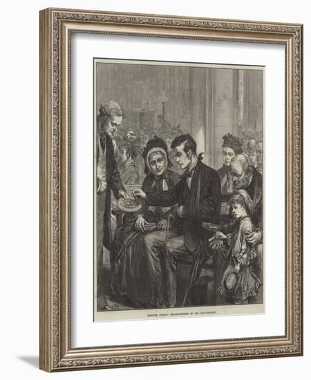 Hospital Sunday, Thank-Offering of the Convalescent-Arthur Hopkins-Framed Giclee Print