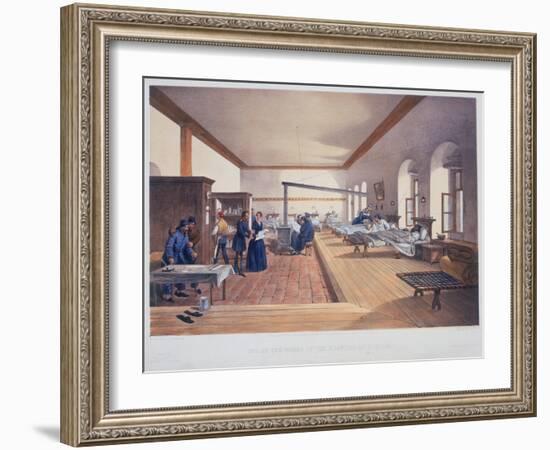 Hospital Ward, Scutari, Turkey, 1856-E Walker-Framed Giclee Print