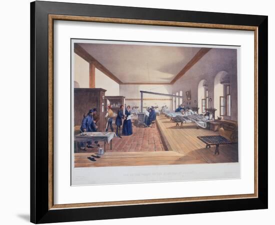 Hospital Ward, Scutari, Turkey, 1856-E Walker-Framed Giclee Print