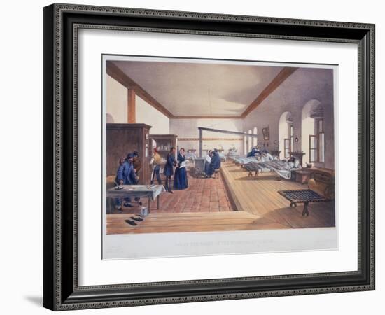 Hospital Ward, Scutari, Turkey, 1856-E Walker-Framed Giclee Print