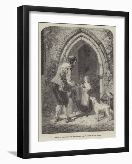 Hospitality, the Mote, Ightham, Kent-John Callcott Horsley-Framed Giclee Print