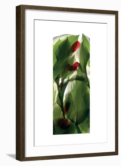 Hosta Begonia Window-Julia McLemore-Framed Art Print
