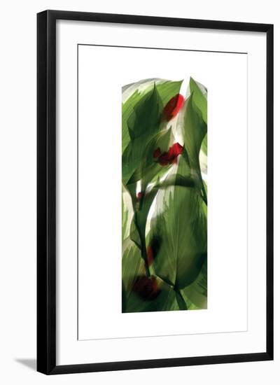 Hosta Begonia Window-Julia McLemore-Framed Art Print