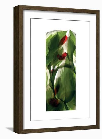 Hosta Begonia Window-Julia McLemore-Framed Art Print