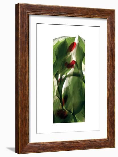 Hosta Begonia Window-Julia McLemore-Framed Art Print