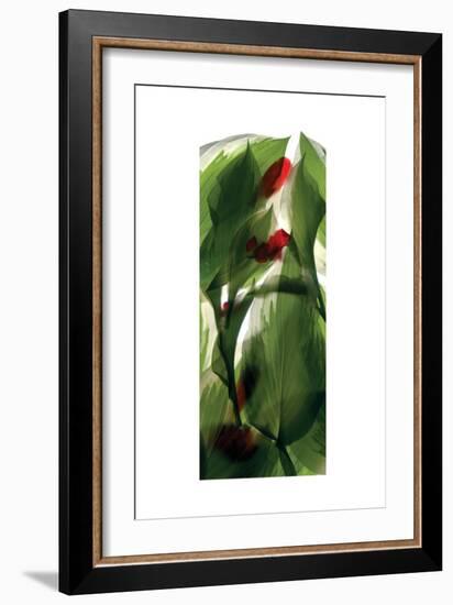 Hosta Begonia Window-Julia McLemore-Framed Art Print