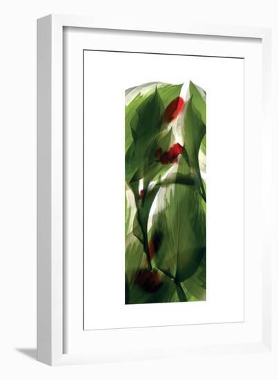 Hosta Begonia Window-Julia McLemore-Framed Art Print