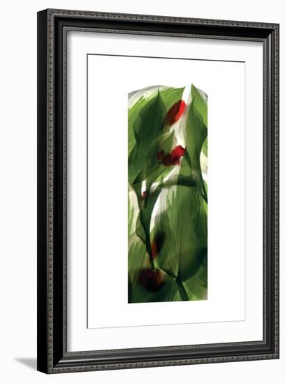 Hosta Begonia Window-Julia McLemore-Framed Art Print