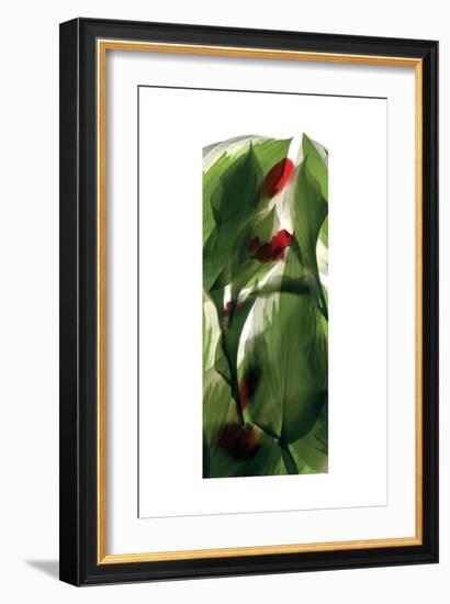 Hosta Begonia Window-Julia McLemore-Framed Premium Giclee Print