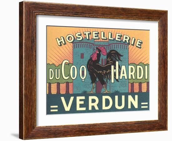 Hostellerie Du Coq Hardi--Framed Art Print