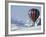 Hot Air Ballon and the North Cascade mountains, Methow Valley, Washington, USA-William Sutton-Framed Photographic Print