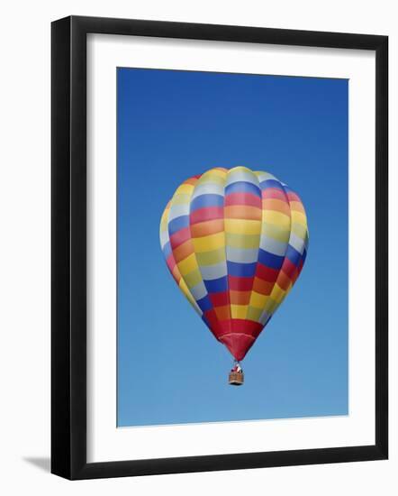 Hot Air Balloon, Albuquerque Balloon Fiesta, Albuquerque, New Mexico, USA-Steve Vidler-Framed Photographic Print