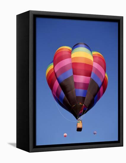 Hot Air Balloon, Albuquerque Balloon Fiesta, Albuquerque, New Mexico, USA-Steve Vidler-Framed Premier Image Canvas