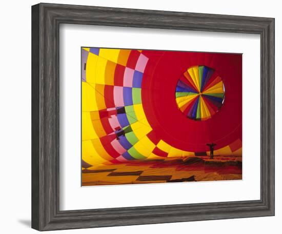 Hot Air Balloon, Albuquerque, New Mexico, USA-Michael Snell-Framed Photographic Print