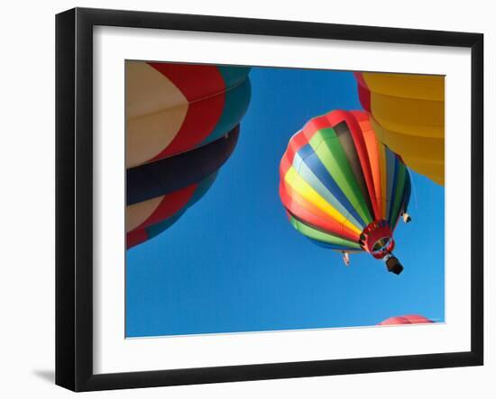 Hot Air Balloon at the Tigard Festival of Balloons in Cook Park, Portland, Oregon, USA-Janis Miglavs-Framed Photographic Print