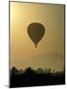 Hot Air Balloon Over Napa Valley at Sunrise, Oregon, USA-Janis Miglavs-Mounted Photographic Print