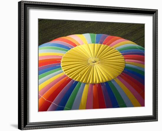 Hot-air Balloon, South Island, New Zealand-David Wall-Framed Photographic Print