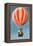 Hot Air Balloon Tours - Vintage Sign-Lantern Press-Framed Stretched Canvas