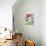 Hot Air Balloon with Dog and Cat-MAKIKO-Giclee Print displayed on a wall