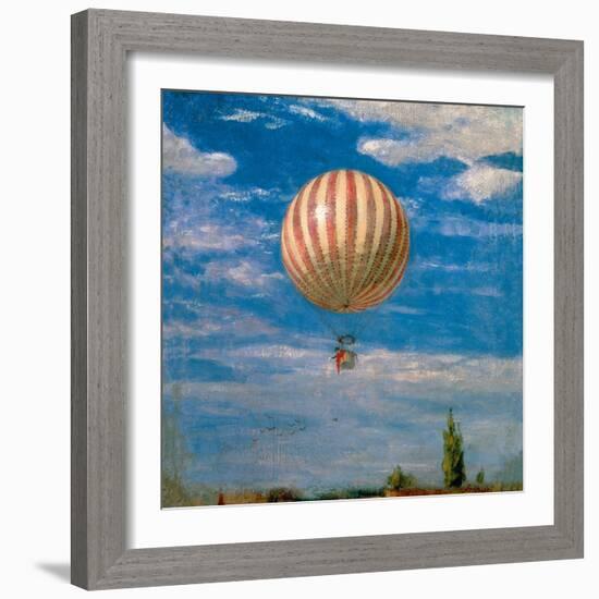 Hot Air Balloon-Pal Szinyei Merse-Framed Giclee Print