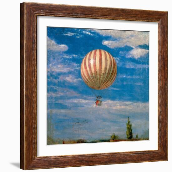 Hot Air Balloon-Pal Szinyei Merse-Framed Giclee Print