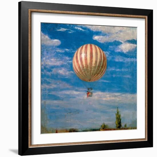 Hot Air Balloon-Pal Szinyei Merse-Framed Giclee Print