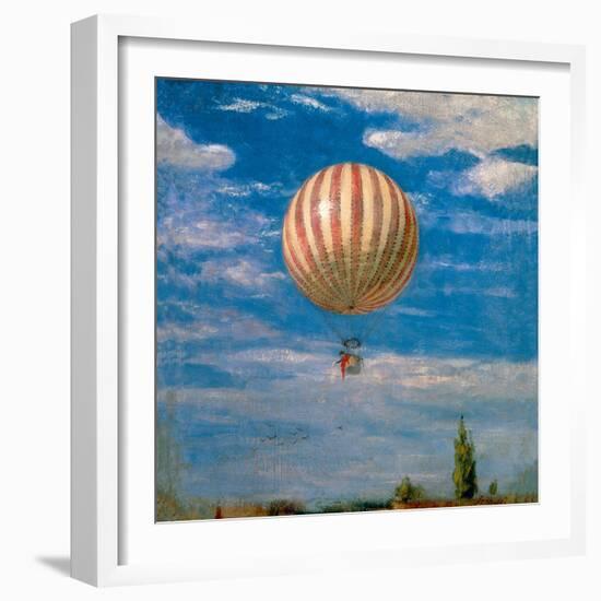 Hot Air Balloon-Pal Szinyei Merse-Framed Giclee Print