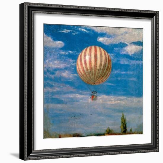 Hot Air Balloon-Pal Szinyei Merse-Framed Giclee Print